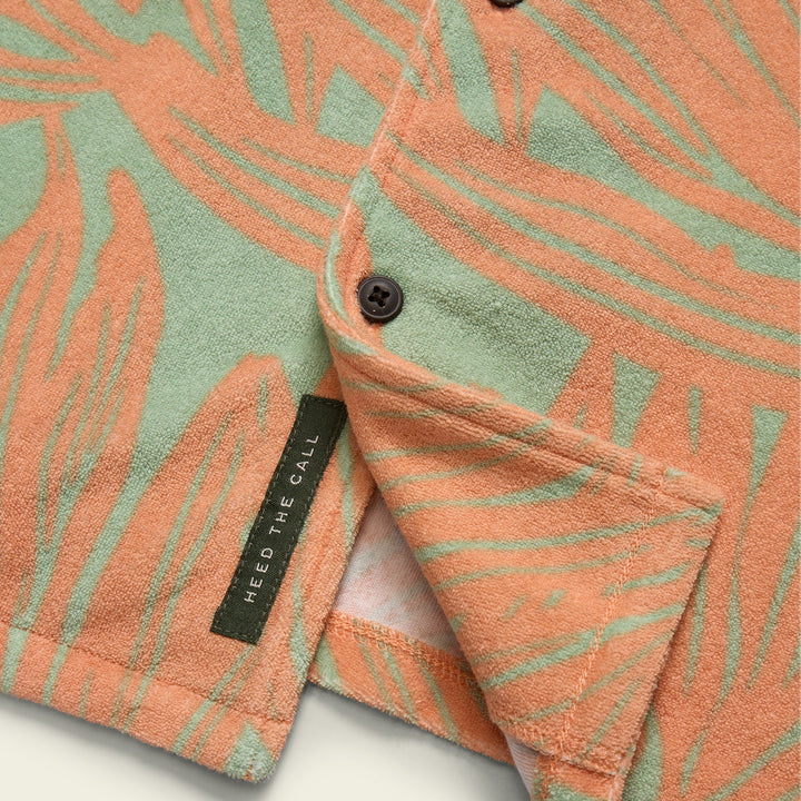 Howler Bros Palapa Terry Shirt: Full Frondal - Dreamsicle