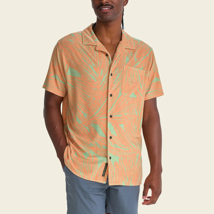 Howler Bros Palapa Terry Shirt: Full Frondal - Dreamsicle