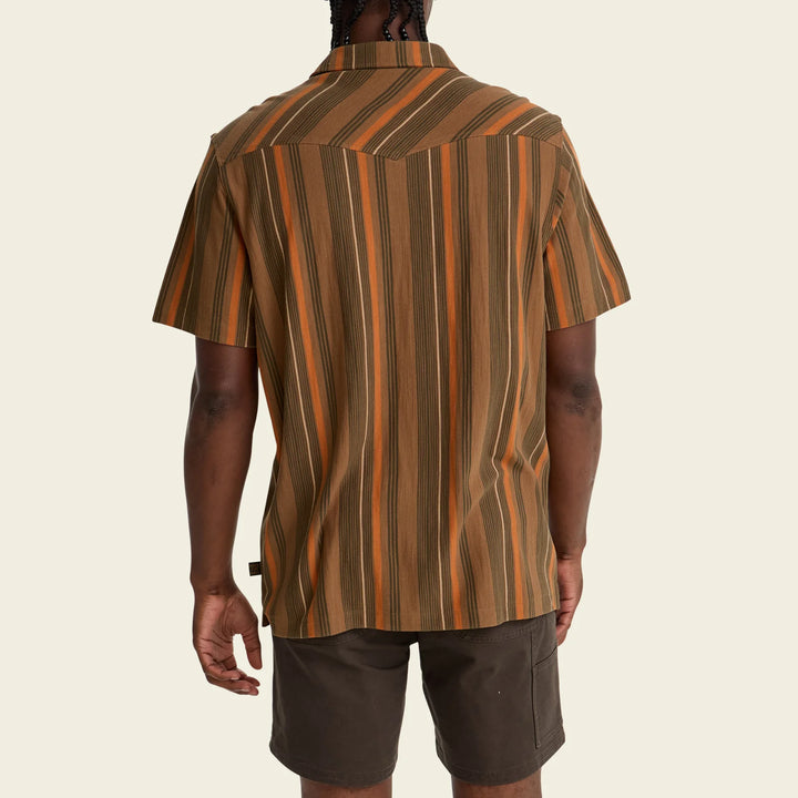 Howler Bros Ranchero Polo: Old Bill Stripe - Otter