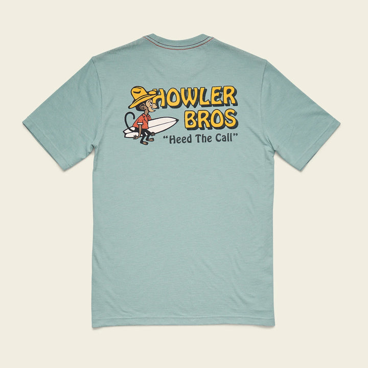Howler Bros El Monito T-Shirt: Riviera Blue