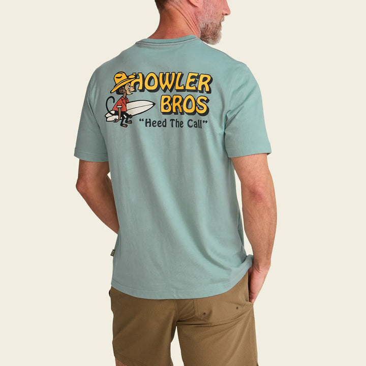 Howler Bros El Monito T-Shirt: Riviera Blue