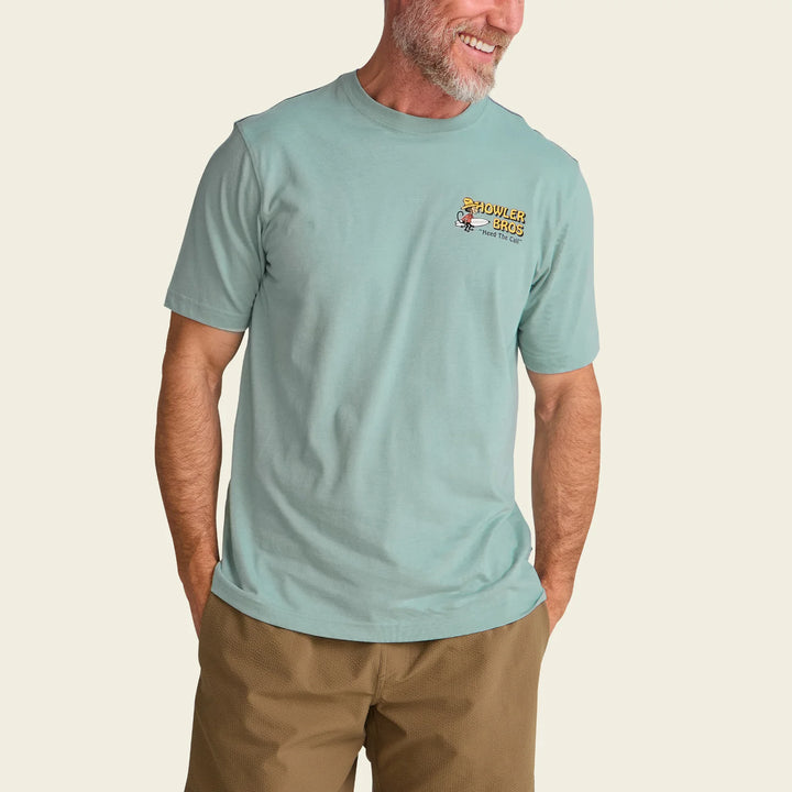 Howler Bros El Monito T-Shirt: Riviera Blue