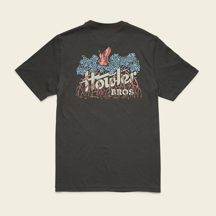 Howler Bros Electric Mangroves T-Shirt: Antique Black
