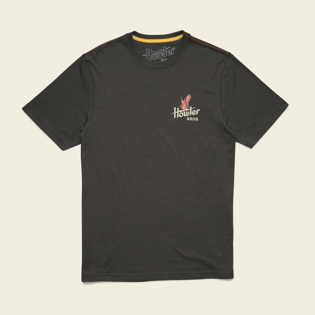 Howler Bros Electric Mangroves T-Shirt: Antique Black