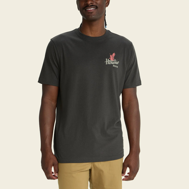 Howler Bros Electric Mangroves T-Shirt: Antique Black
