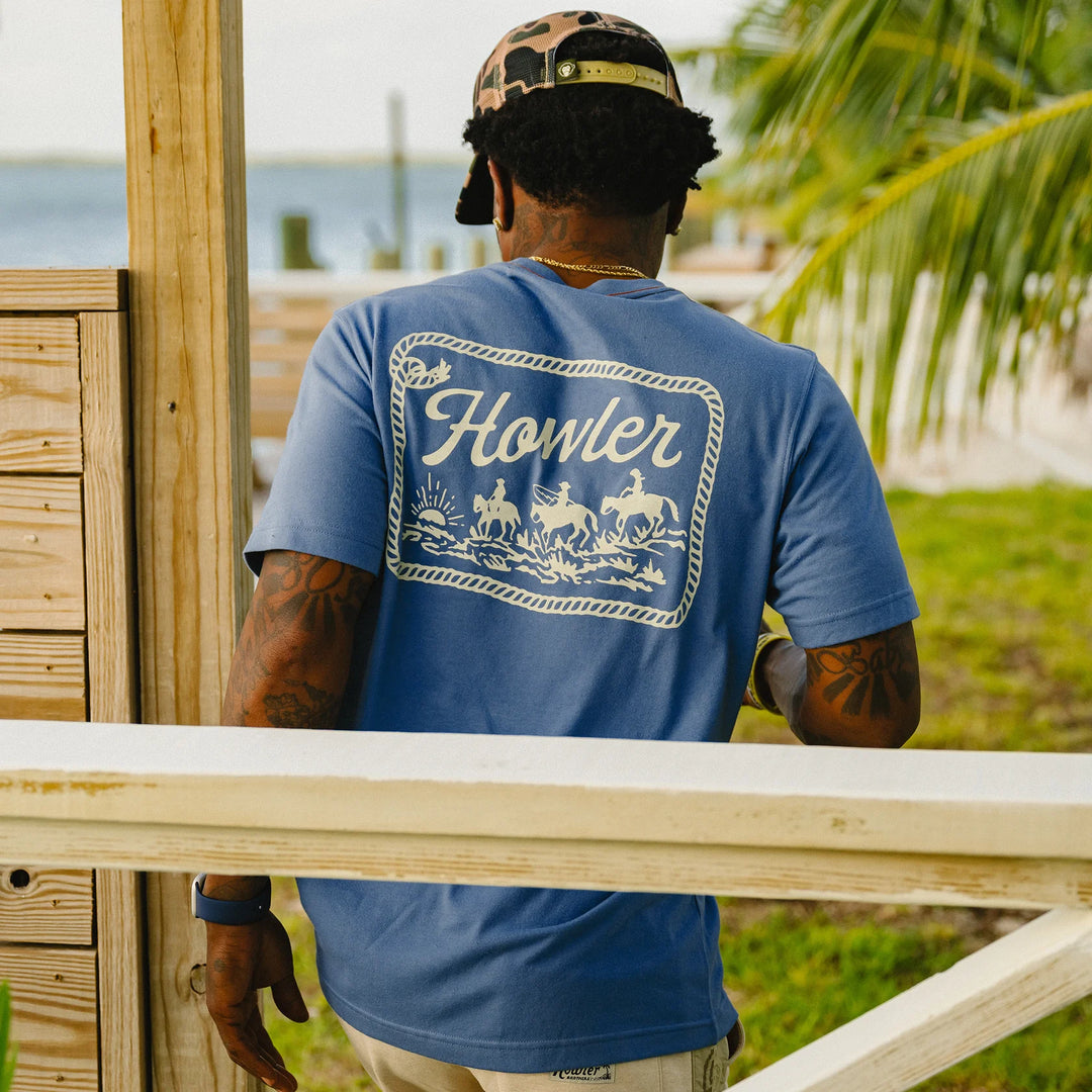 Howler Bros Howler Posse T-shirt: Blue Horizon