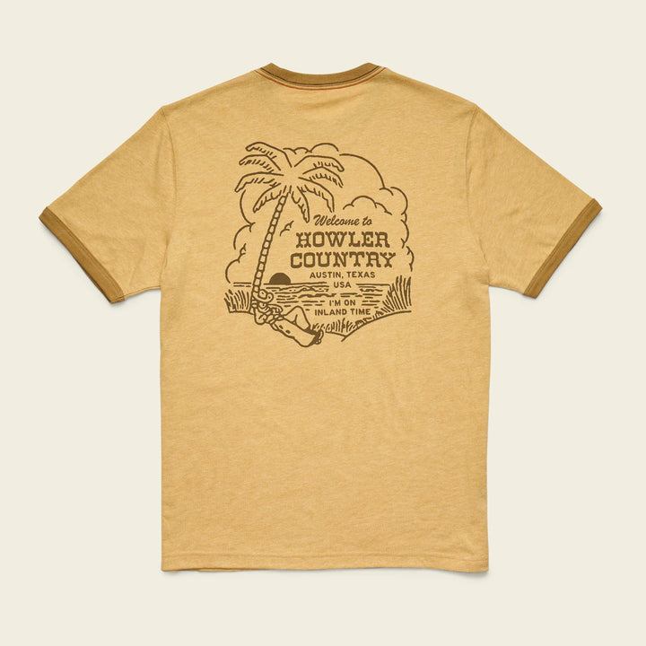 Howler Country Cotton Ringer T-Shirt: Honey Heather