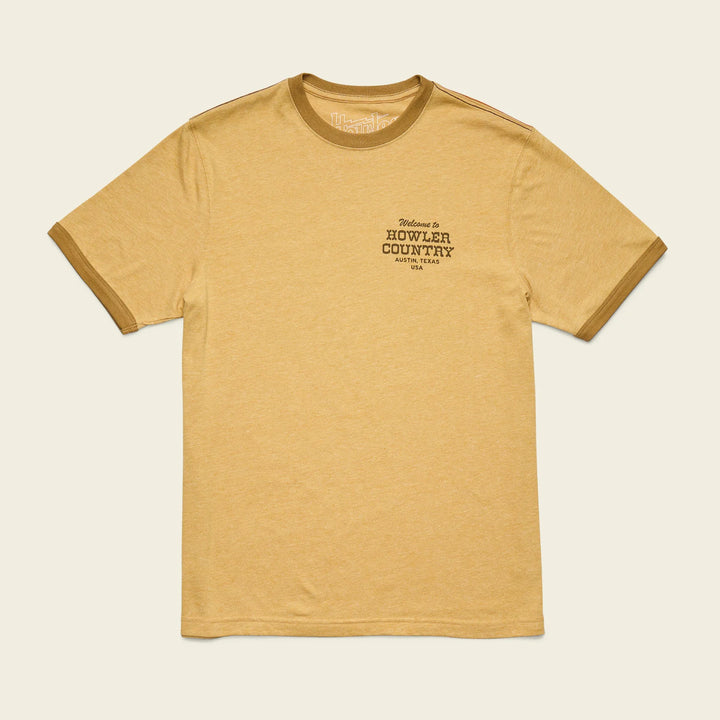 Howler Country Cotton Ringer T-Shirt: Honey Heather