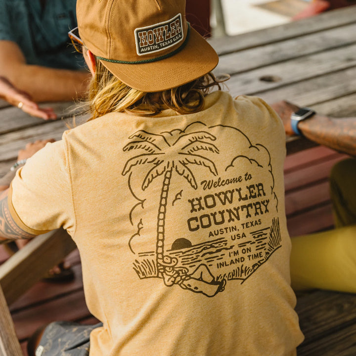 Howler Country Cotton Ringer T-Shirt: Honey Heather