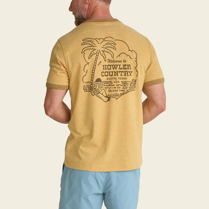 Howler Country Cotton Ringer T-Shirt: Honey Heather
