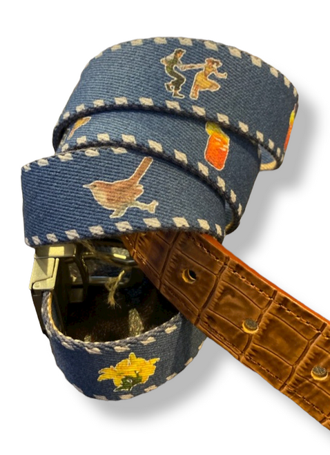 Craig Reagin South Carolina Reversible Belt: Palmetto / State Emblems