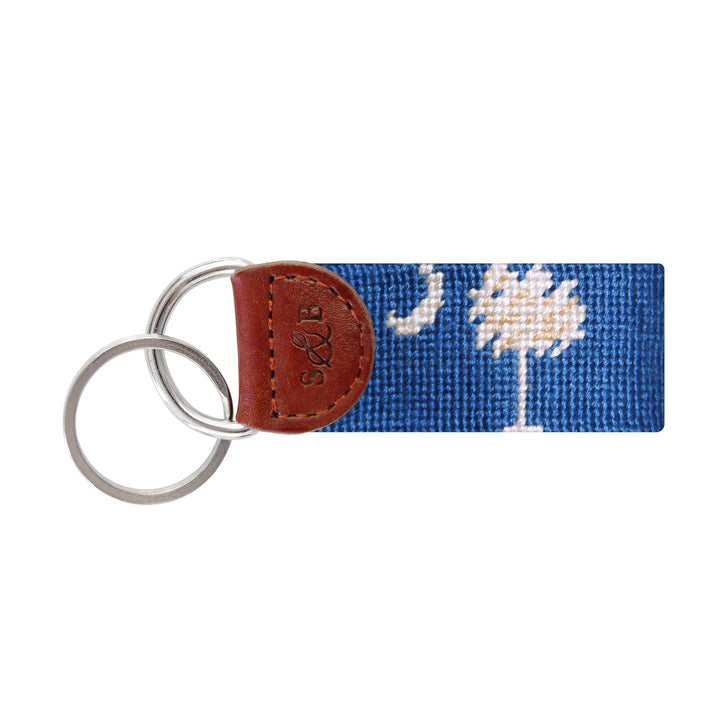 Smathers and Branson SC Flag Key Fob: Blueberry