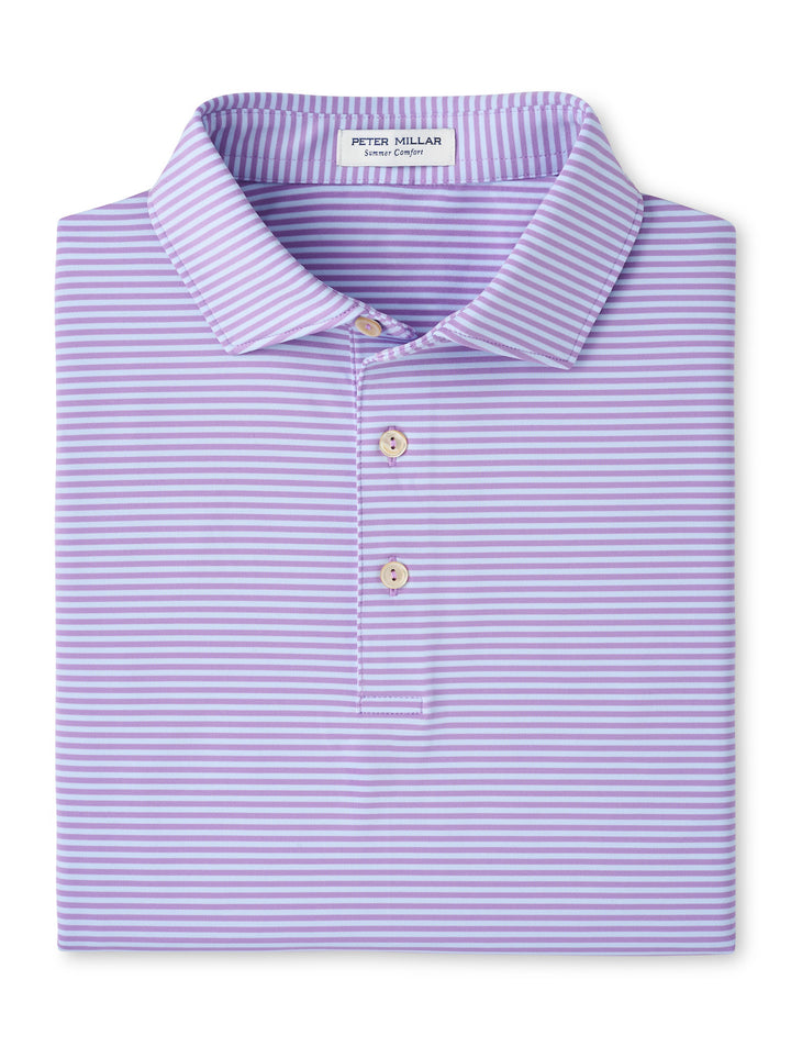 Peter Millar Hales Performance Jersey Polo Lake Murray Dam Towers: Purple Iris