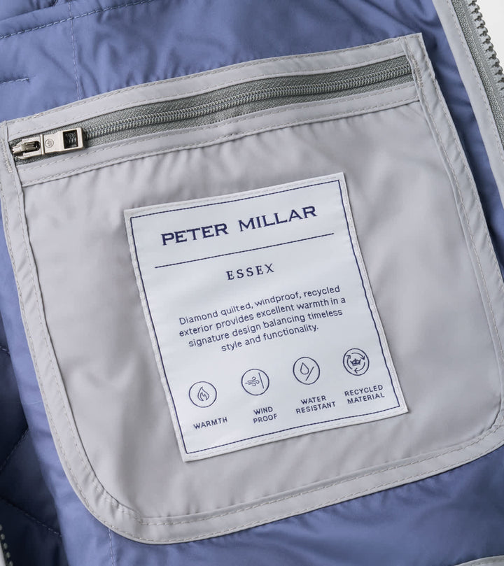 Peter Millar Essex Vest: Oslo Grey