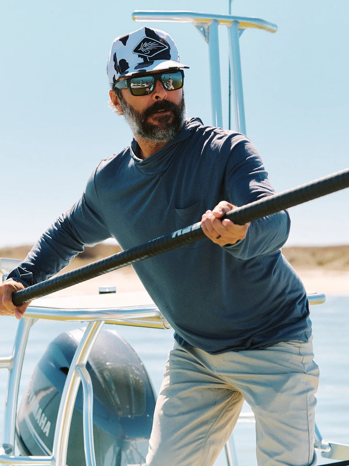 Free Fly Men's Bamboo Lightweight Hoodie: Storm Cloud