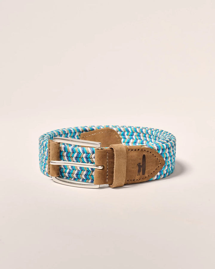 Johnnie-O Cotton Stretch Belt: Bluegrass