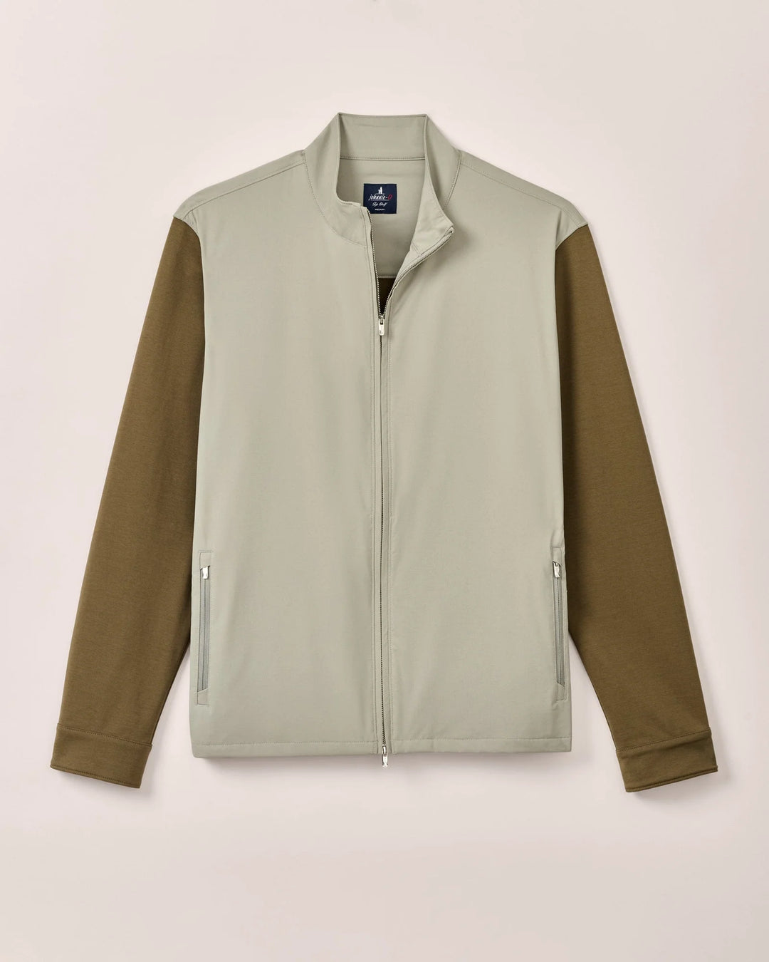 Johnnie-O Milano Lightweight Water-Resistant Jacket: Khaki