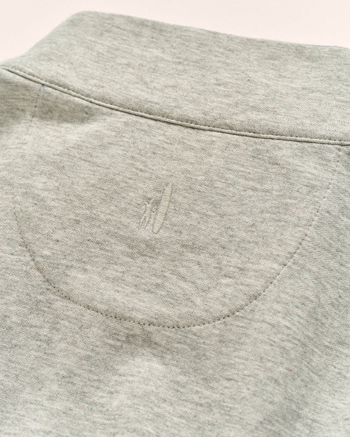 Johnnie-O Sully 1/4 Zip Pullover: Light Gray