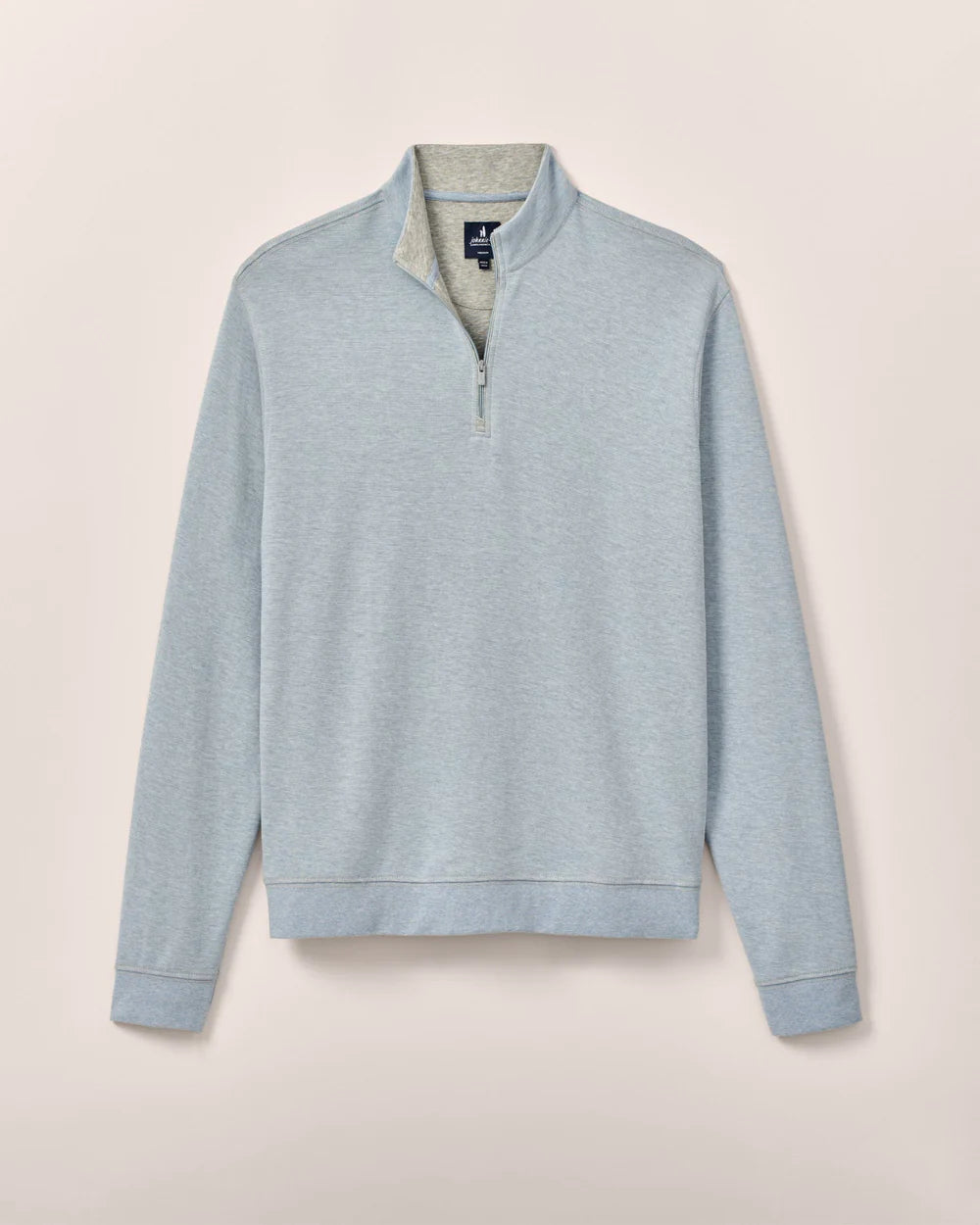 Johnnie-O Hanks Lightweight Textured 1/4 Zip Pullover: Maliblu