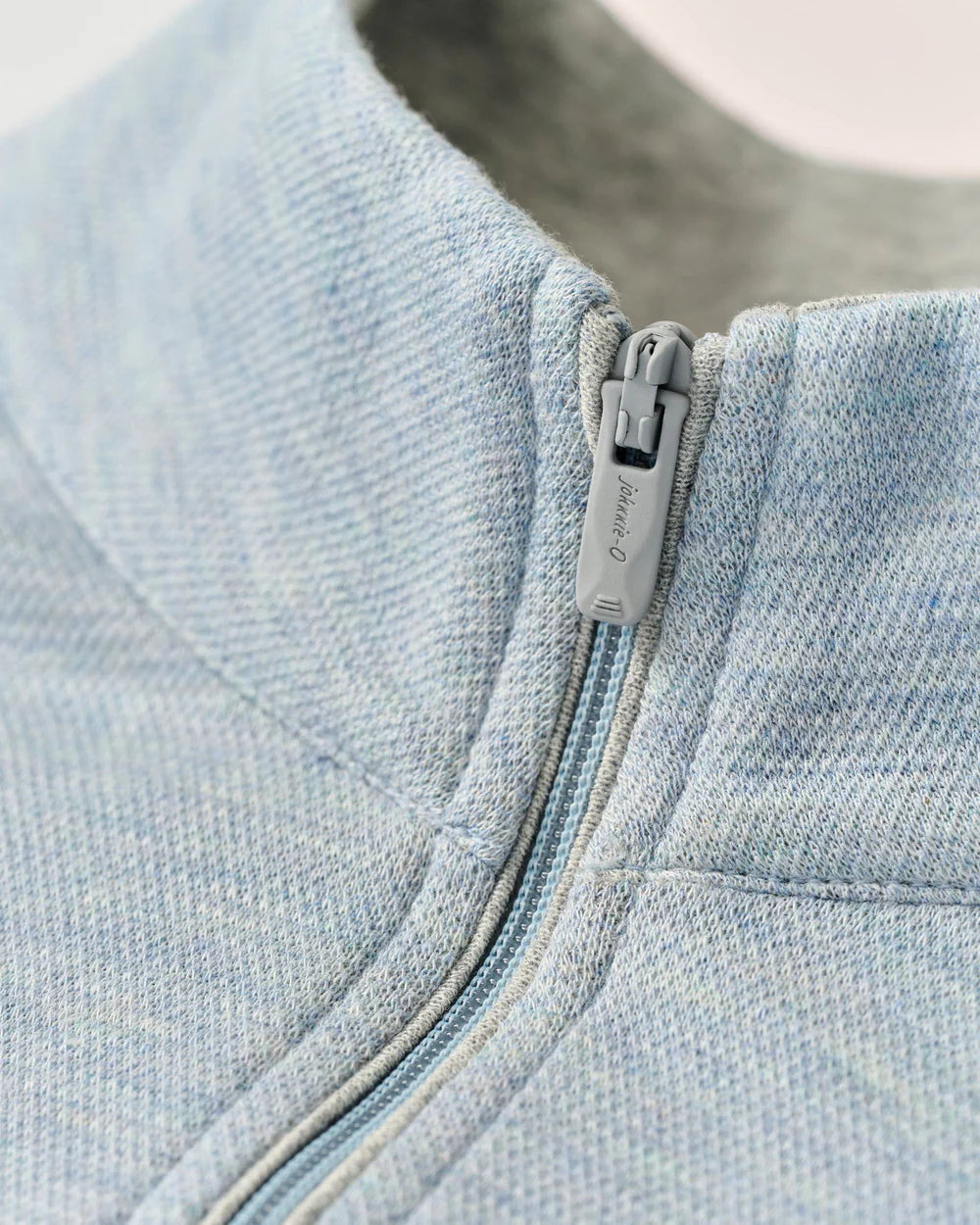 Johnnie-O Hanks Lightweight Textured 1/4 Zip Pullover: Maliblu