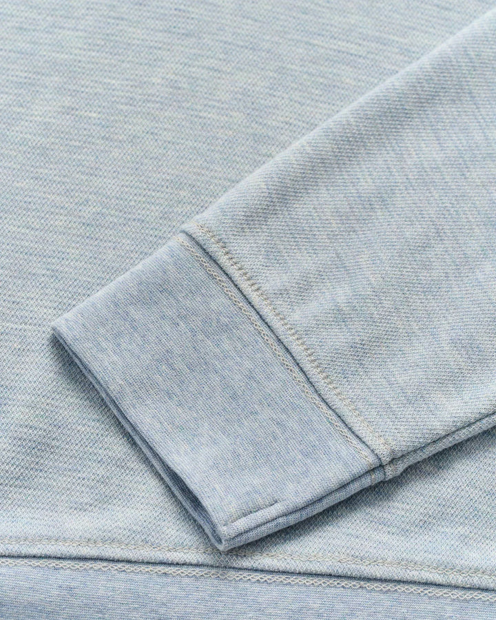 Johnnie-O Hanks Lightweight Textured 1/4 Zip Pullover: Maliblu