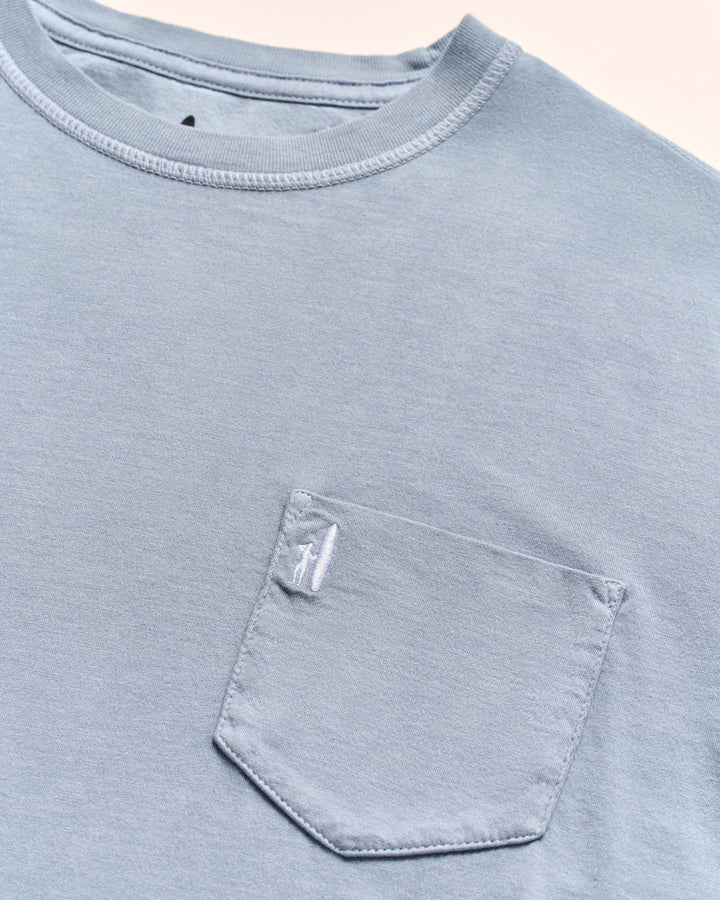 Johnnie-O Brennan Long Sleeve Cotton Blend T-Shirt: Navy