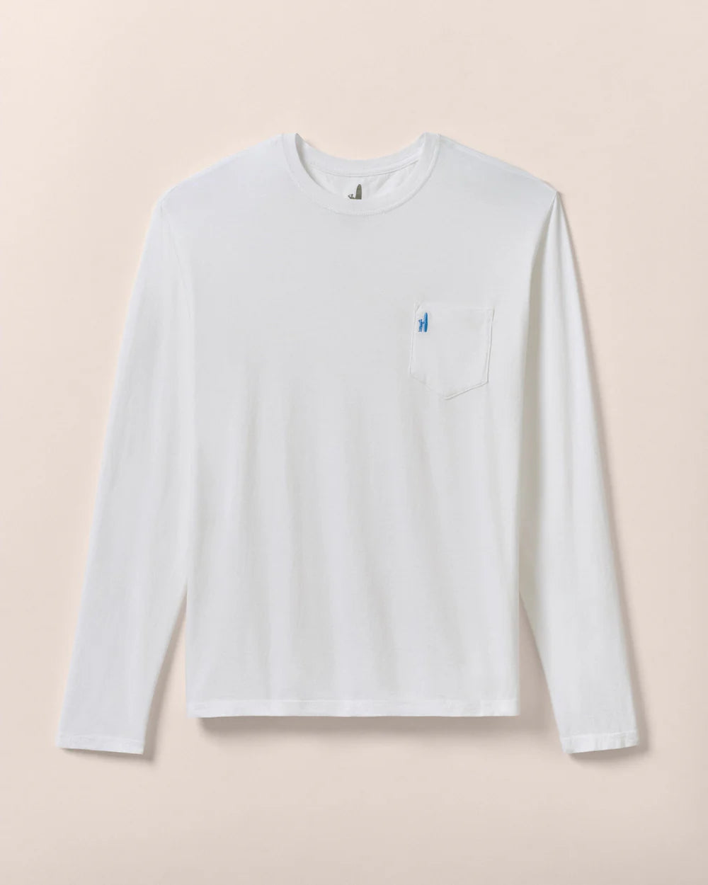 Johnnie-O Brennan Long Sleeve Cotton Blend T-Shirt: White