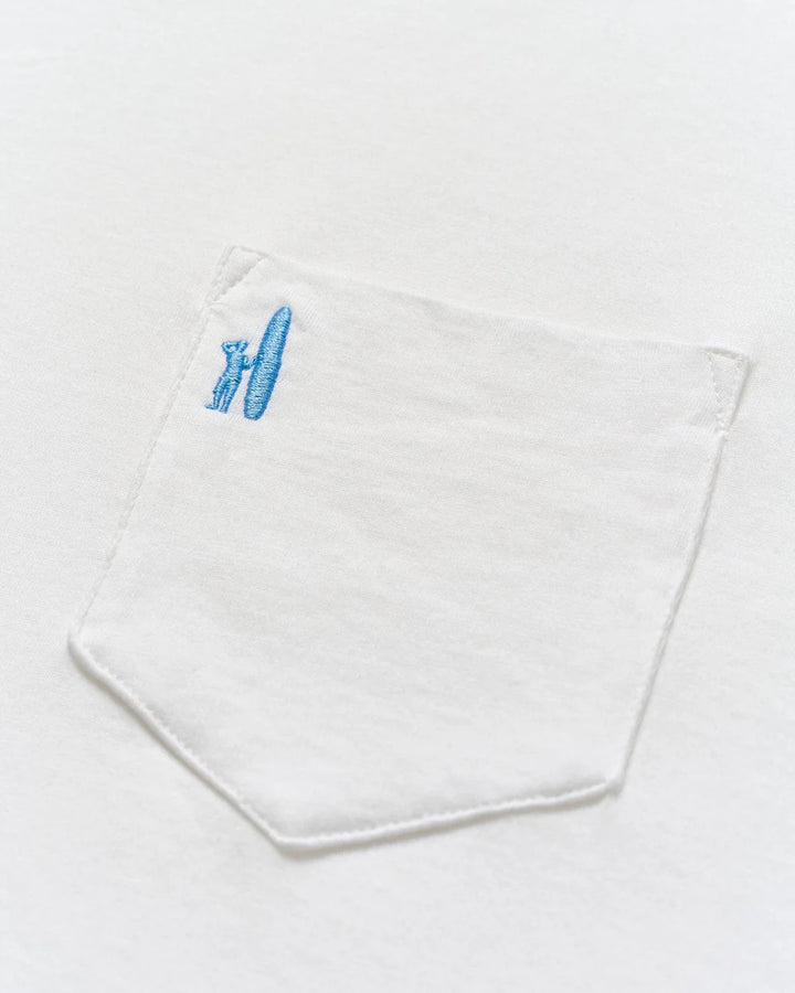 Johnnie-O Brennan Long Sleeve Cotton Blend T-Shirt: White