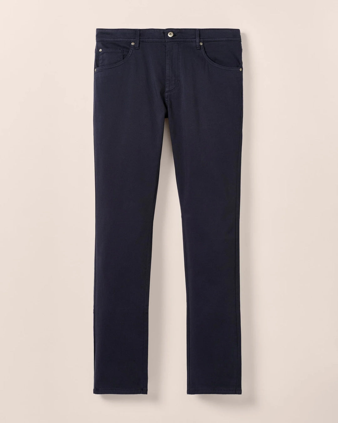 Johnnie-O Carmel Sateen 5-Pocket Pant: Dark Navy