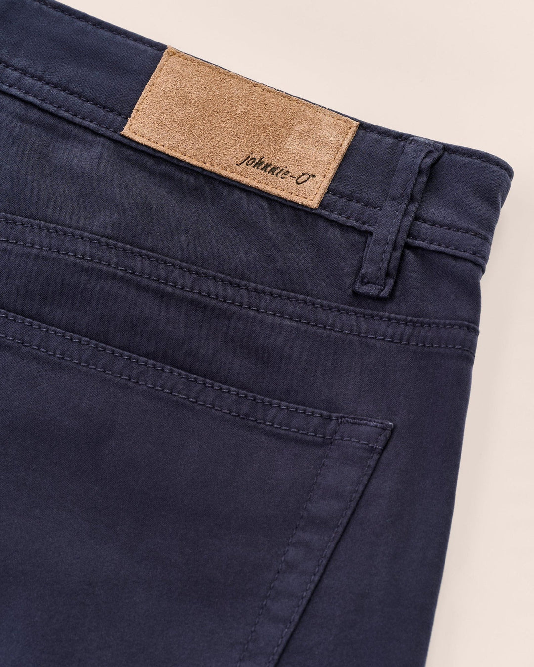 Johnnie-O Carmel Sateen 5-Pocket Pant: Dark Navy