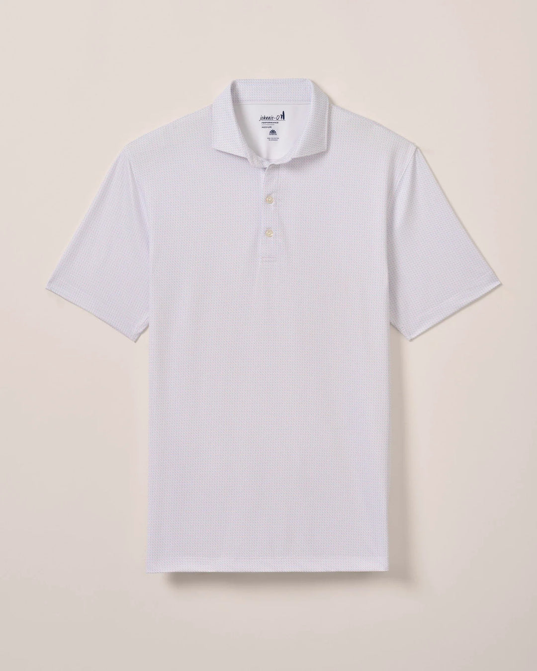 Johnnie-O Performance Jersey Polo - Tee Time Print: Maliblu