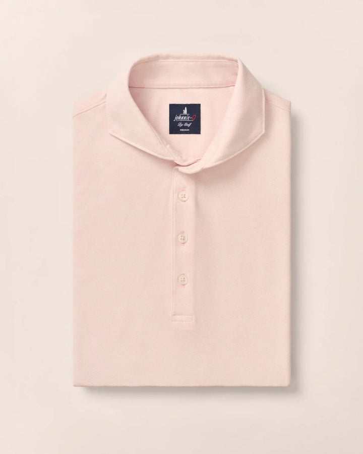 Johnnie-O Top Shelf Performance Polo - Idris: Rose