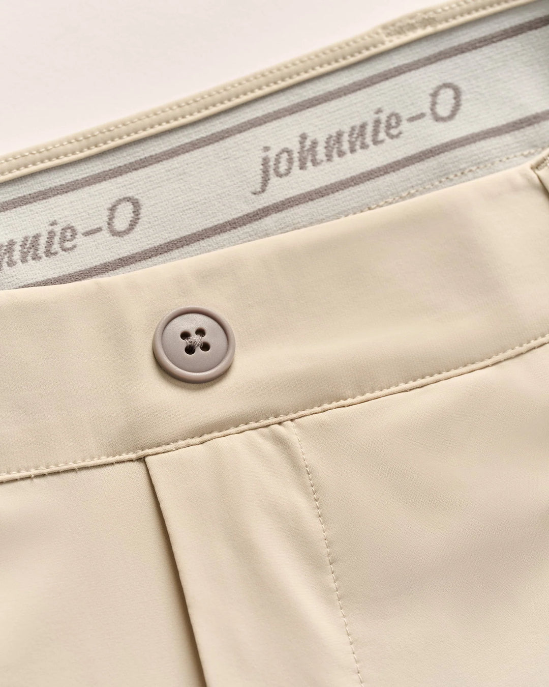 Johnnie-O Fusionn Knit Performance Pull-On Short 9": Stone