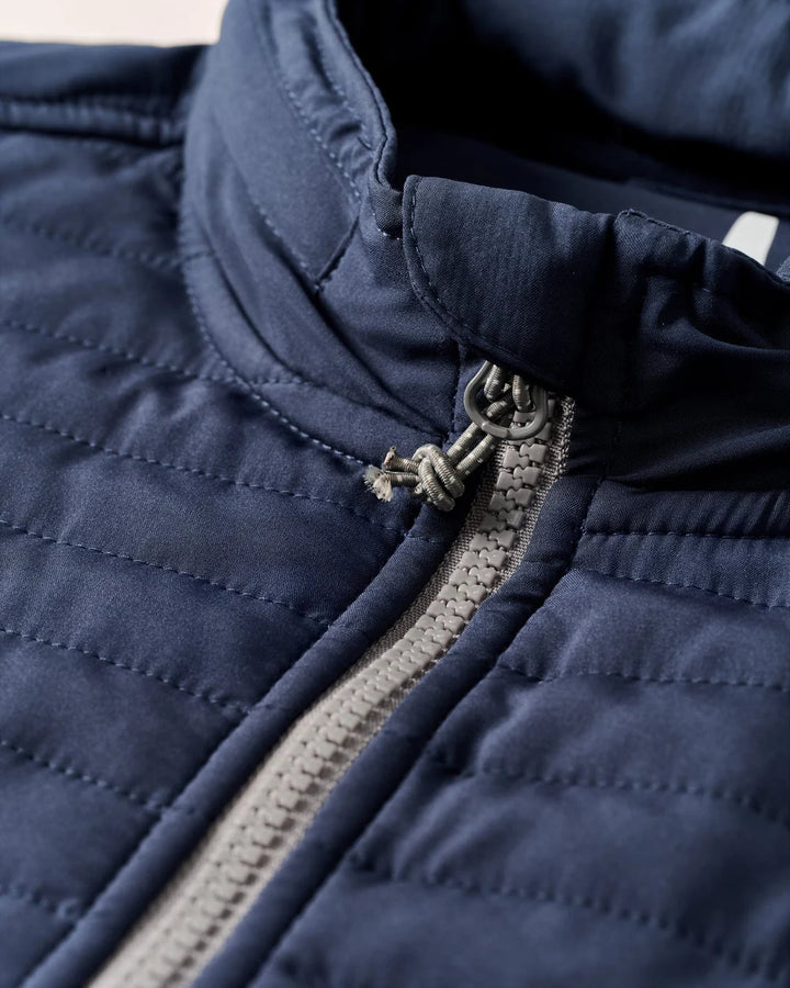 Johnnie-O Crosswind Quilted Performance Vest: Wake