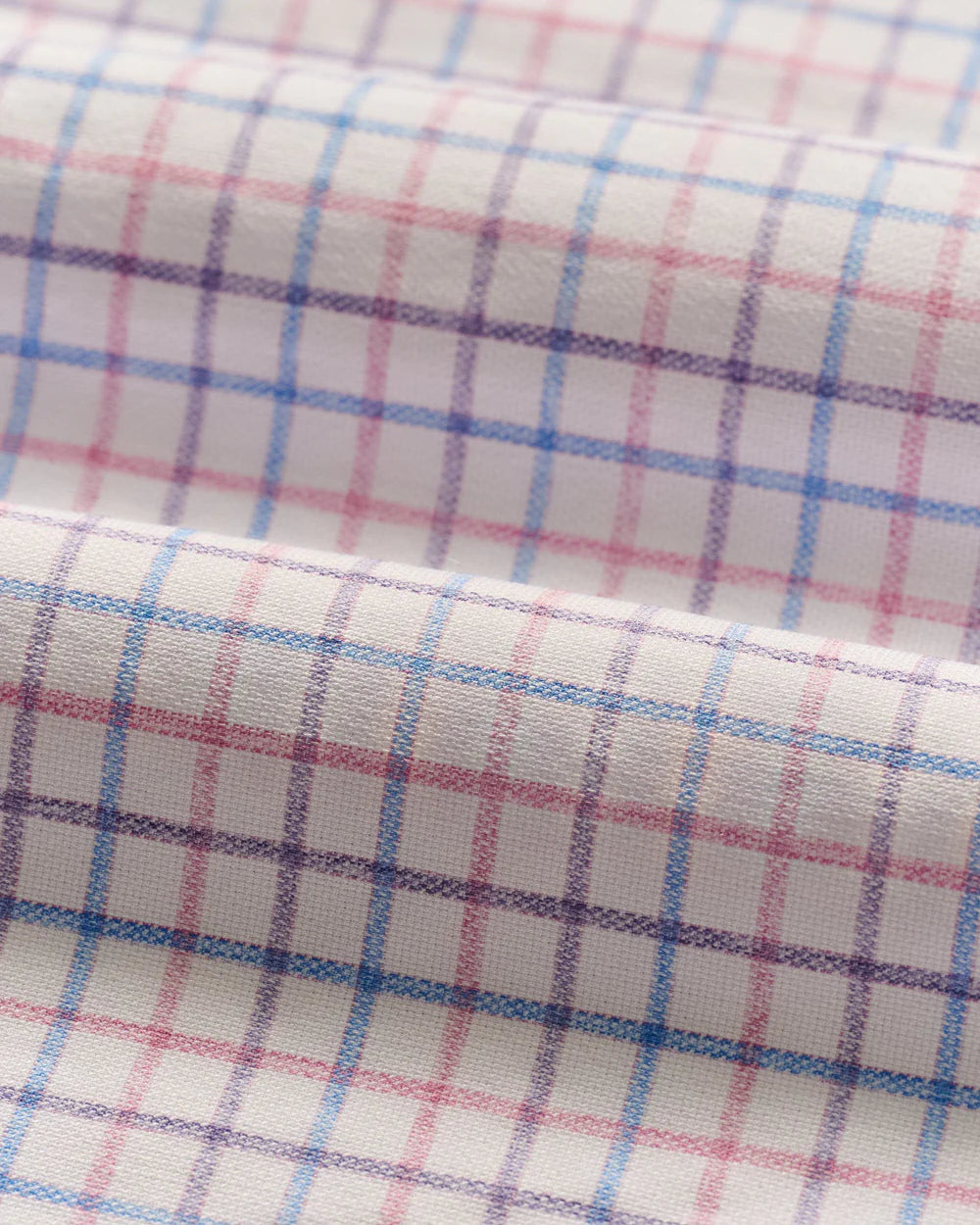 Johnnie-O Everyday Performance Button Up Shirt - Paddock Tattersall: Porto Pink