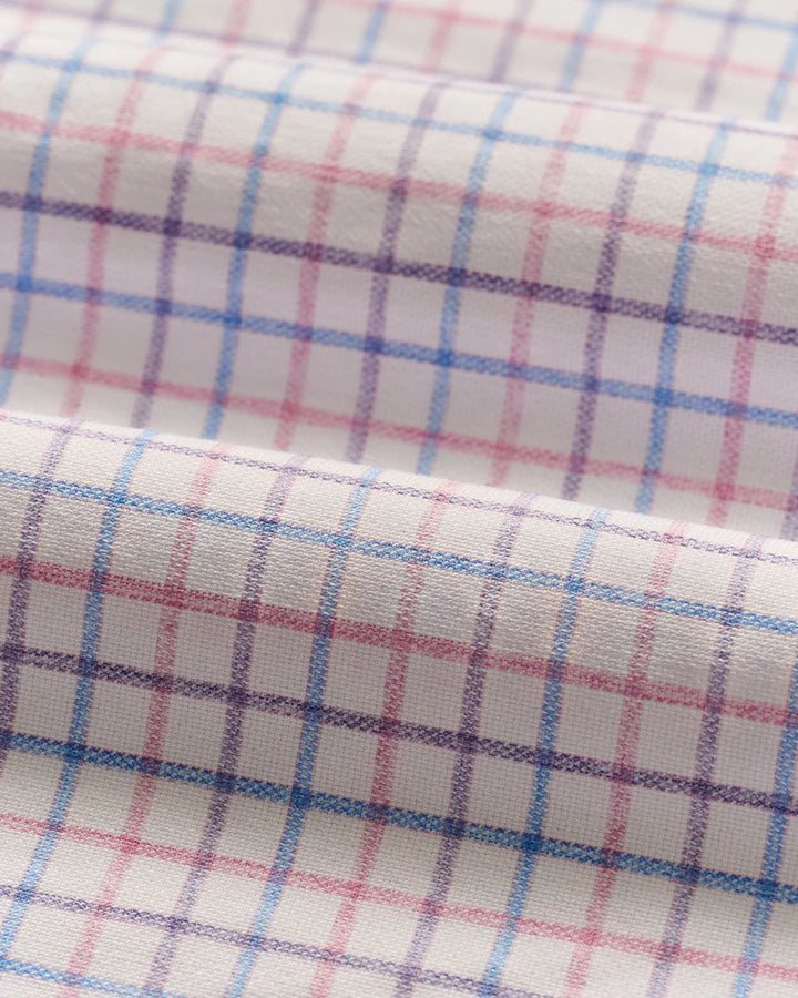 Johnnie-O Everyday Performance Button Up Shirt - Paddock Tattersall: Porto Pink