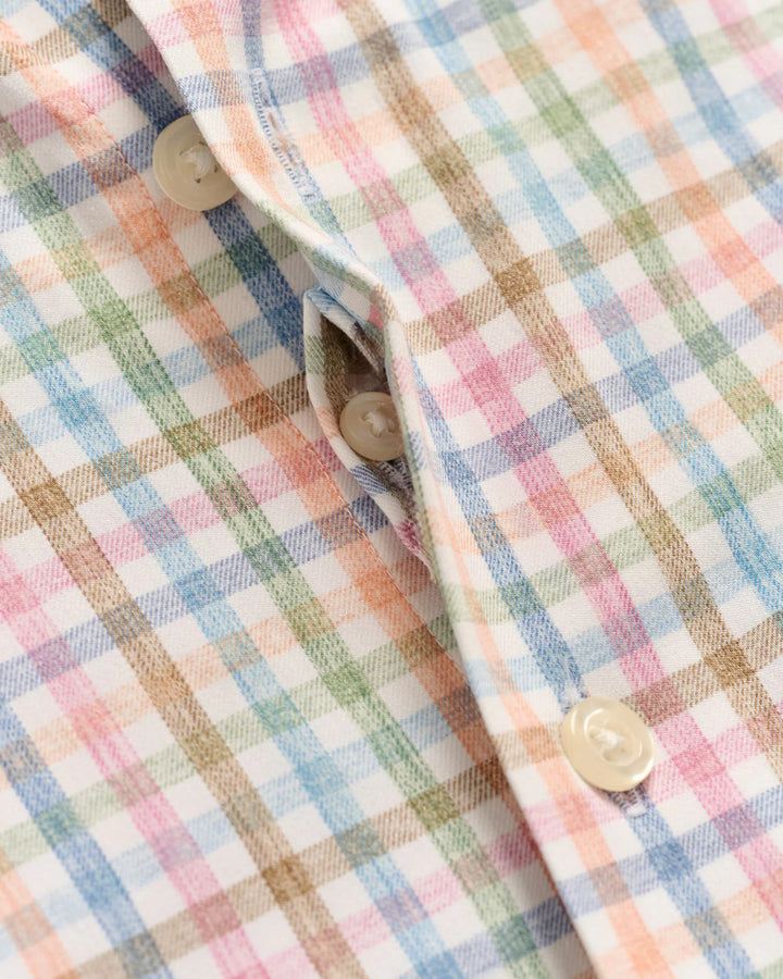 Johnnie-O Performance Button Up Shirt - Kyler: Maliblu