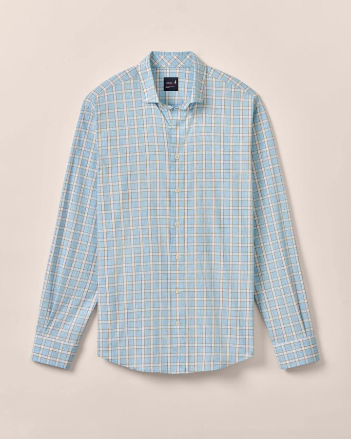 Johnnie-O Performance Button Up Shirt - Burleigh: Maliblu