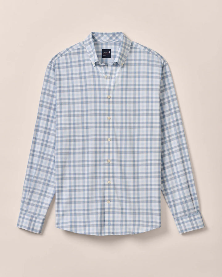 Johnnie-O Performance Button Up Shirt - Madden: Maliblu