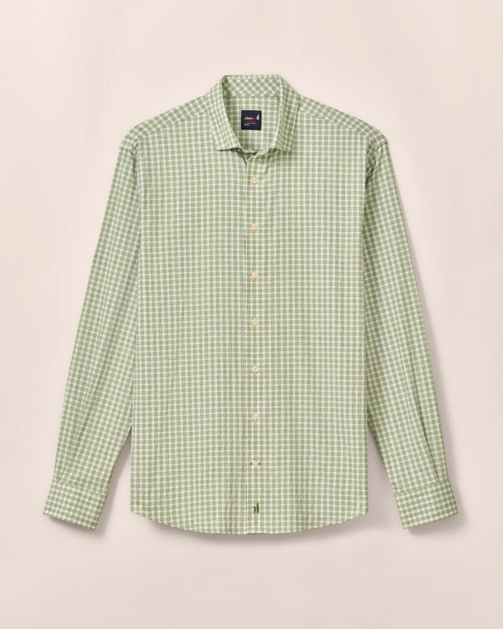 Johnnie-O Performance Button Up Shirt - Westwood: Clover