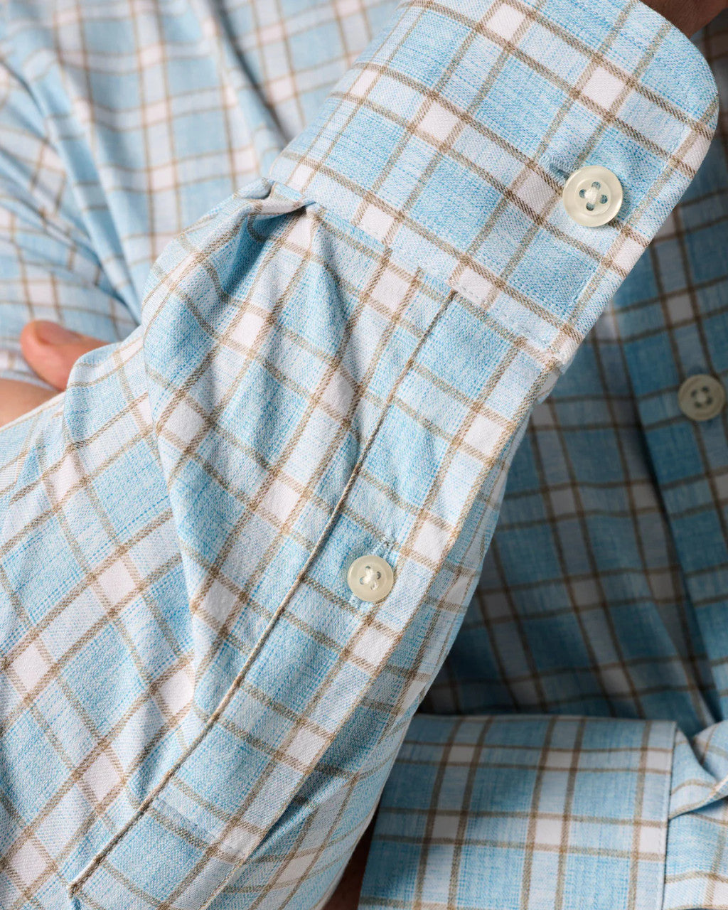 Johnnie-O Performance Button Up Shirt - Burleigh: Maliblu