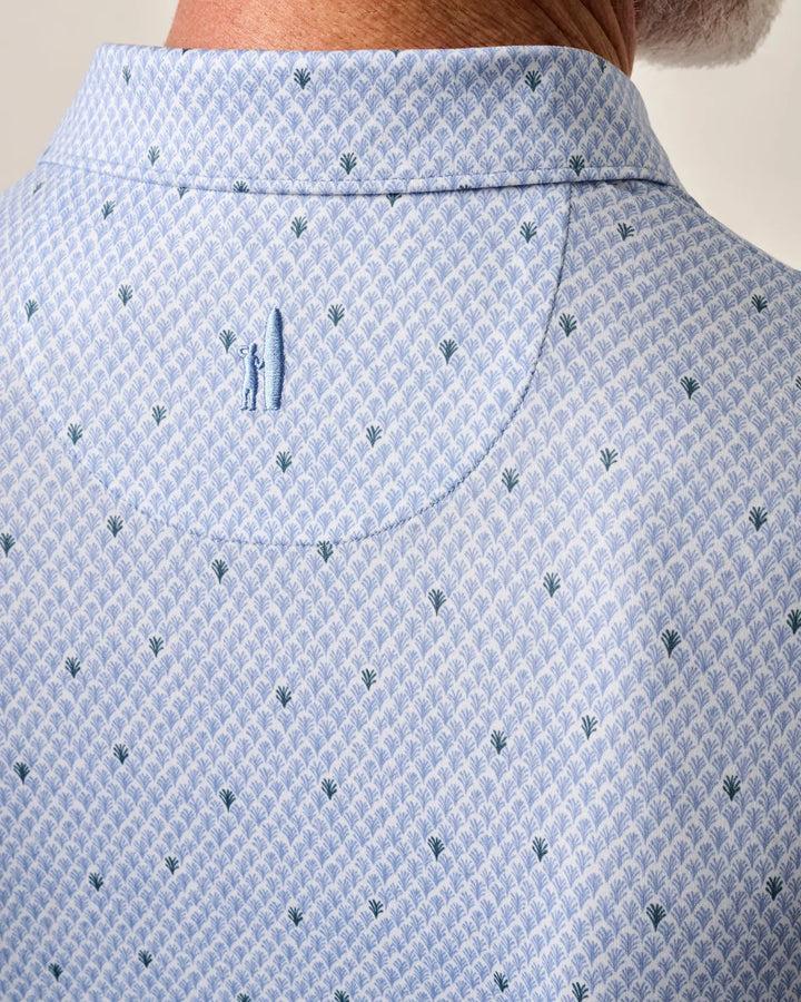 Johnnie-O Featherweight Performance Polo - Fernando Print: Seychelles