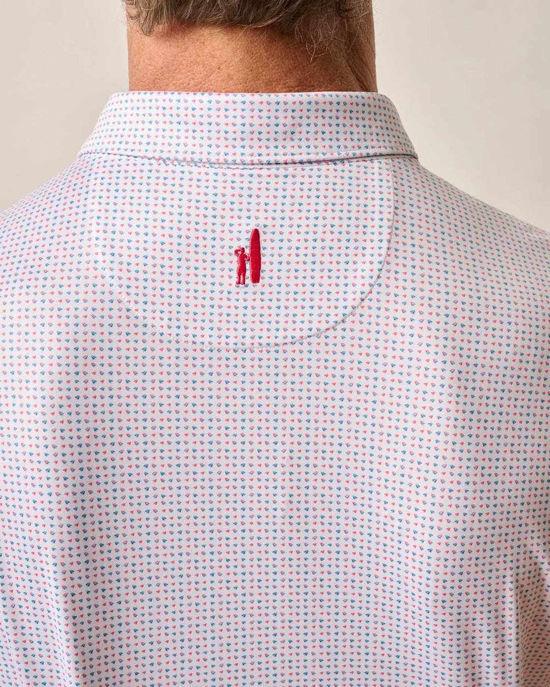 Johnnie-O Featherweight Performance Jersey Polo - Glidey: Rouge Red