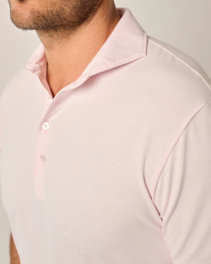 Johnnie-O Top Shelf Performance Polo - Idris: Rose