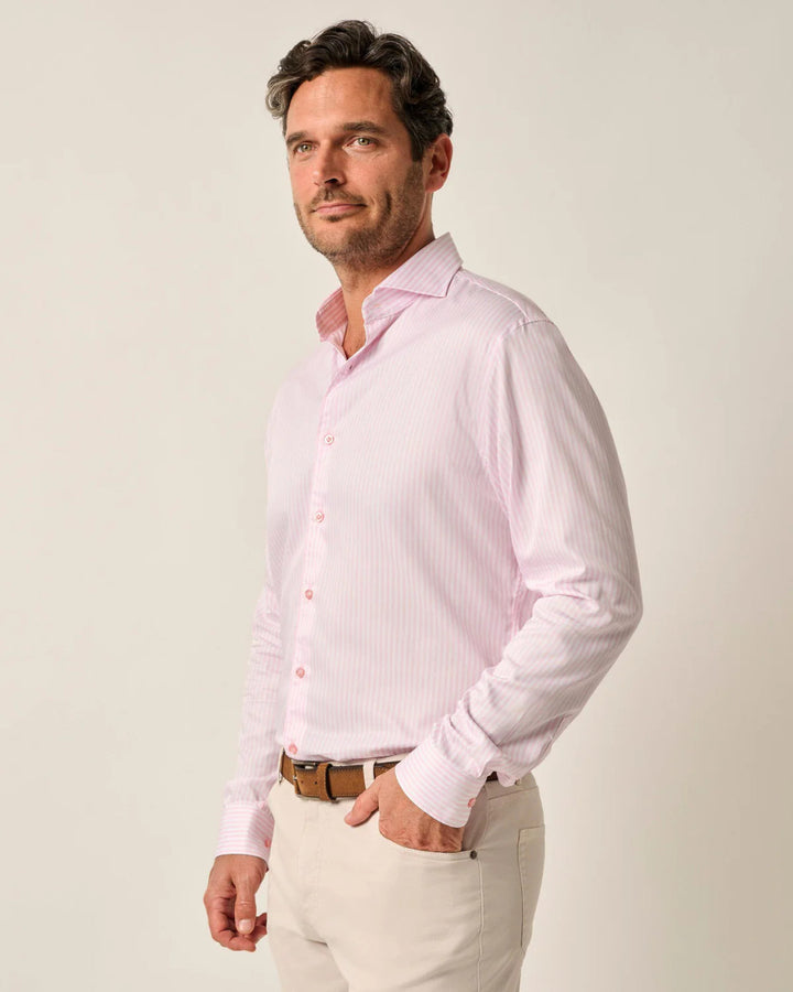 Johnnie-O Top Shelf Button Up Shirt - Judes: Petal