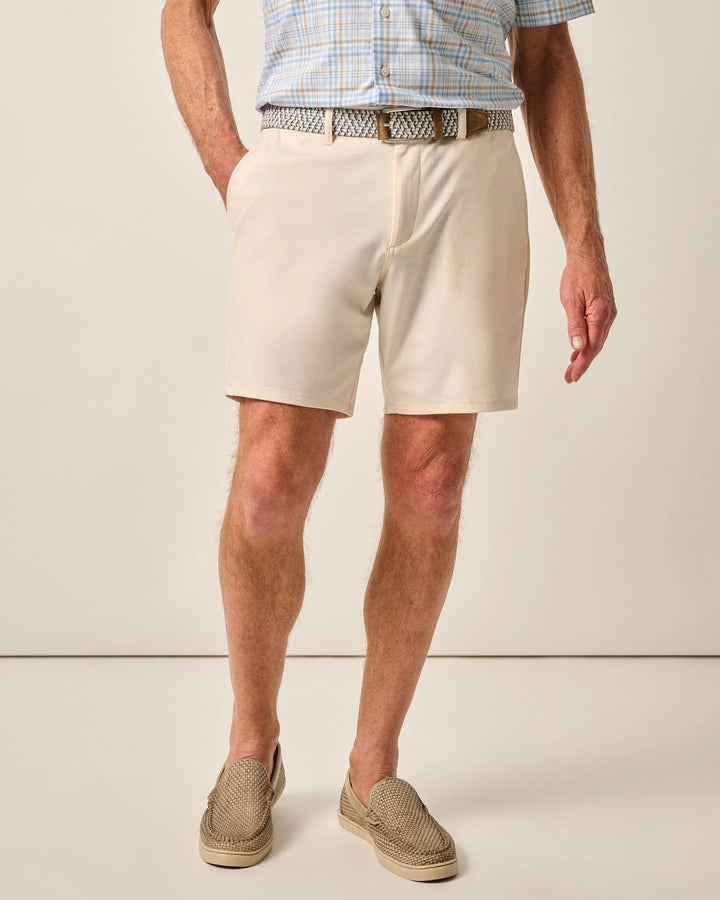 Johnnie-O Jupiters Cotton Performance Shorts: Sand