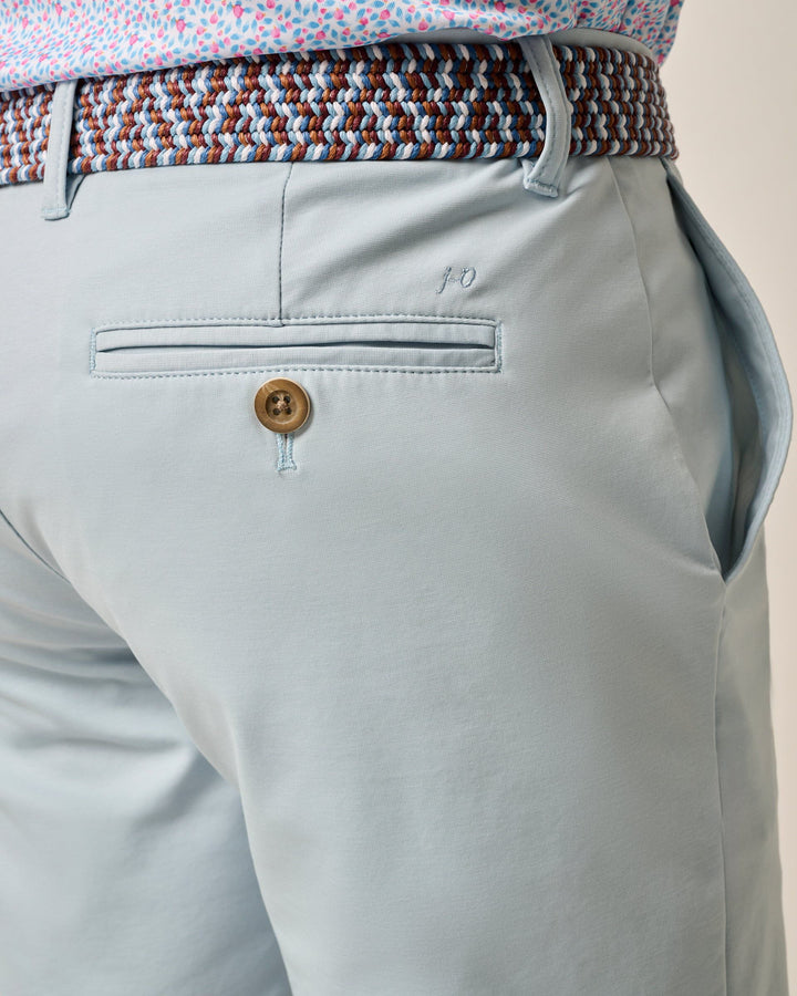 Johnnie-O Jupiters Cotton Performance Shorts: Skyway