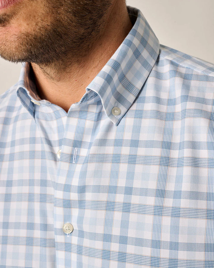 Johnnie-O Performance Button Up Shirt - Madden: Maliblu