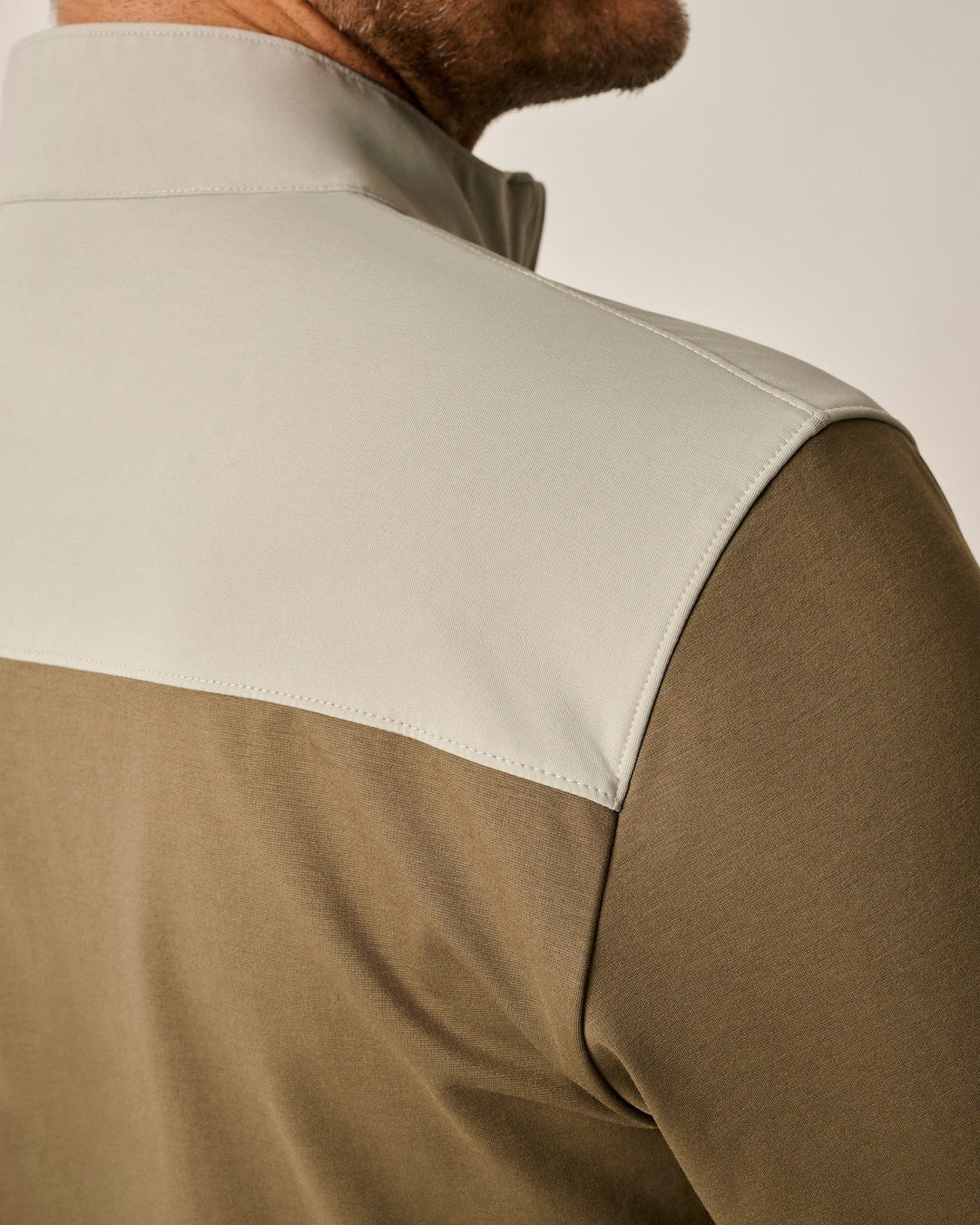 Johnnie-O Milano Lightweight Water-Resistant Jacket: Khaki