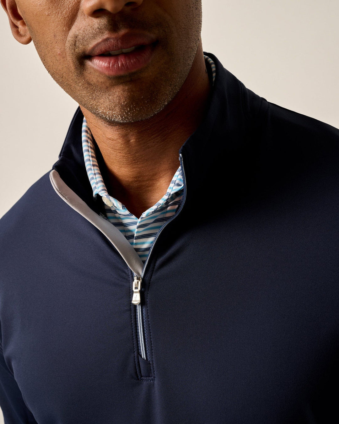 Johnnie-O Motion Performance 1/4 Zip Pullover: Navy